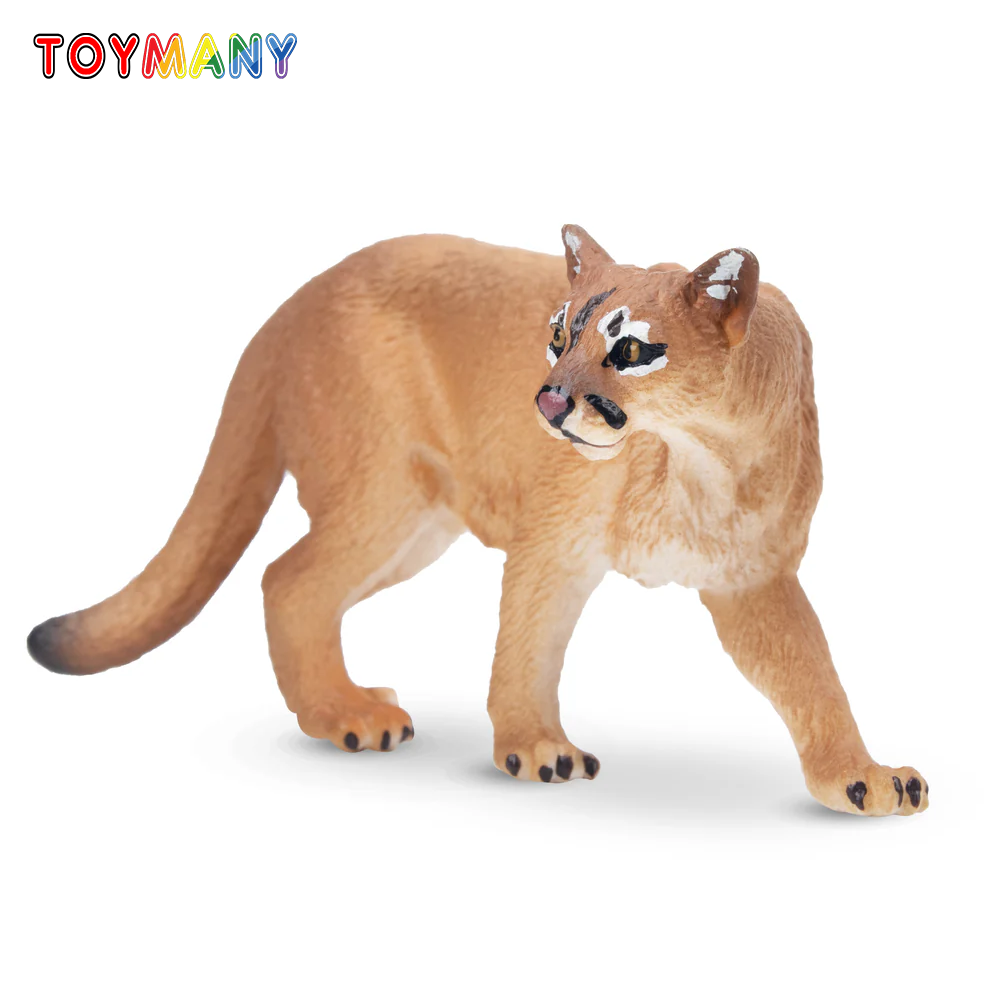 Kids Toys Under $5 - Toymany Simulation Cougar faune modèle Animal