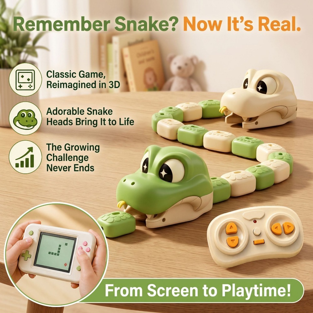 Remote Control Car - Jouet Serpent Magnétique Télécommandé Compétitif pour