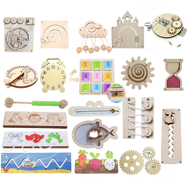 Kids Toys 2 Year Old - Accessoires de planche occupés pour bébé,