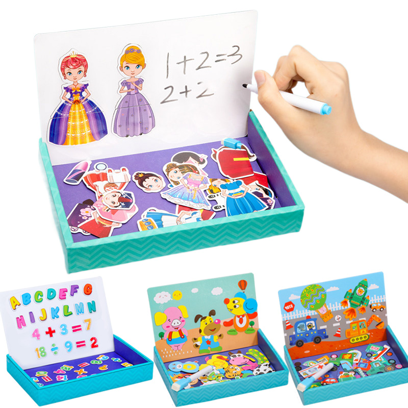 Puzzle animalier multifonction - Magnetic Drawing Board avis et prix