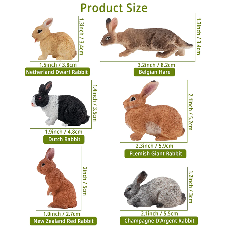 12 pièces Simulation lapin fer - Kids Toys Under $5 avis et prix