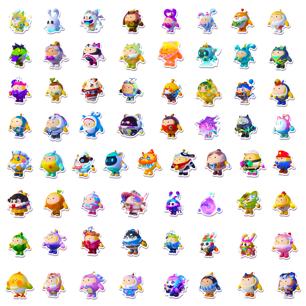 50 autocollants Kawaii Eggy Pa - Kids Toys Laptop avis et prix