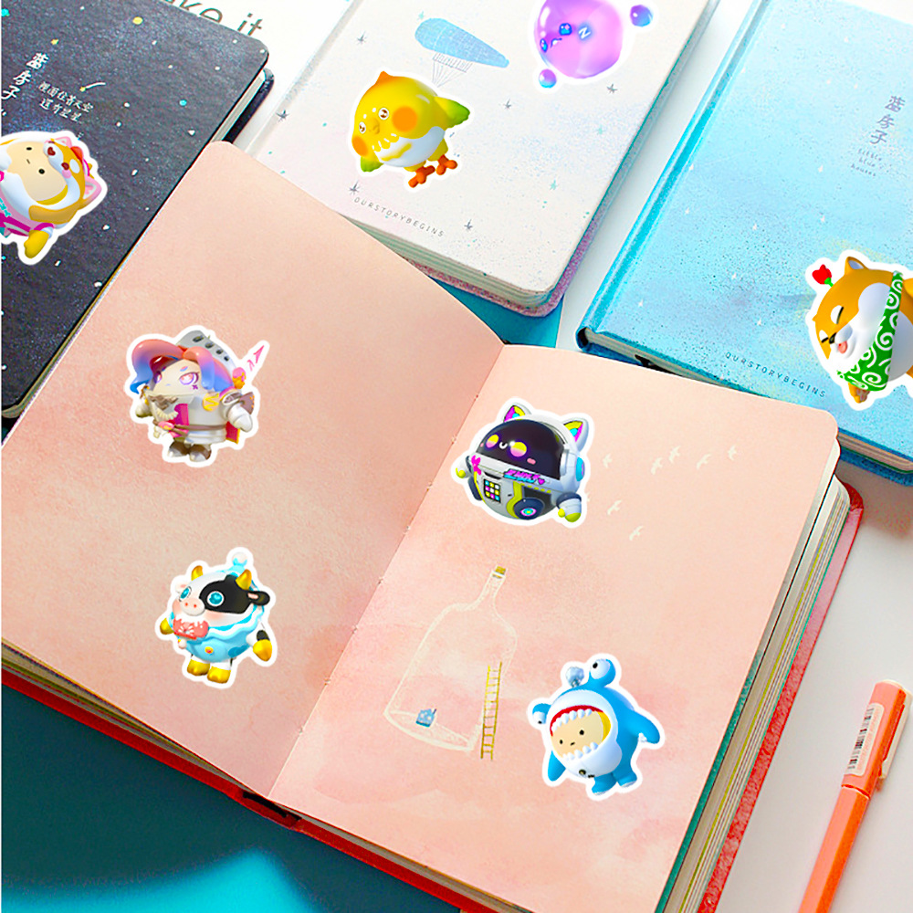 50 autocollants Kawaii Eggy Pa - Kids Toys Laptop avis et prix
