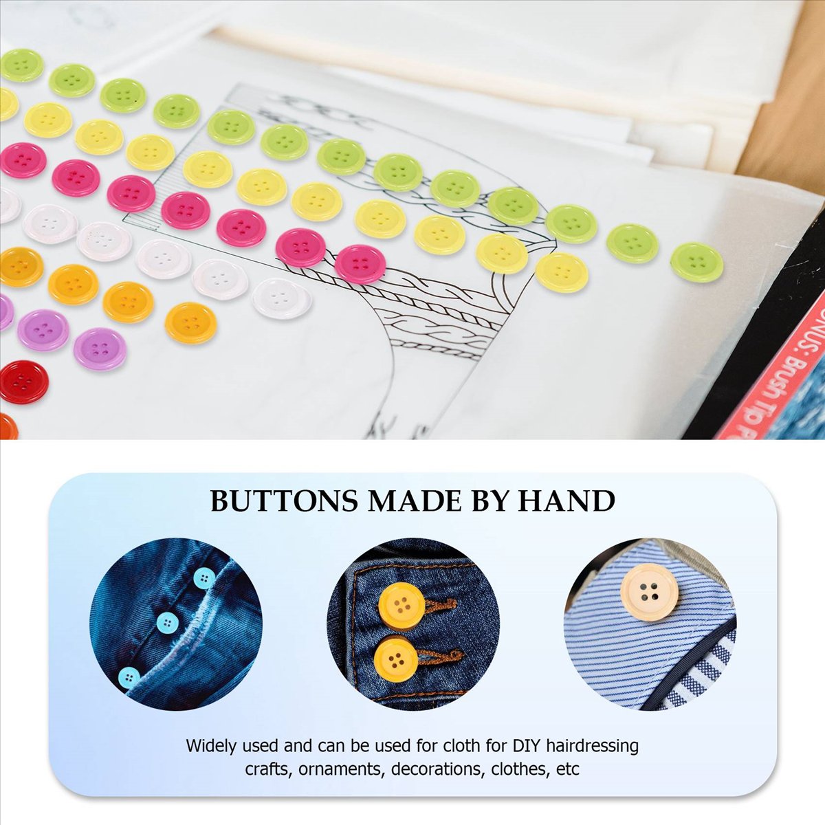 MALL DIY Lot de 100 boutons de - Kids Toys Mall avis et prix