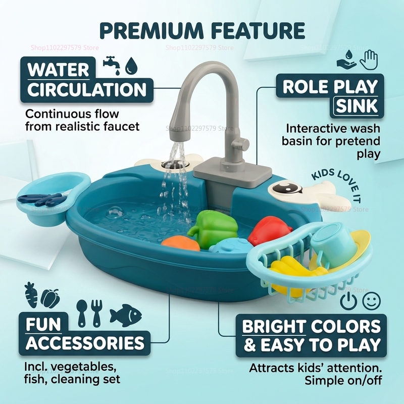 Jouet d'évier interactif pour  - Kids Toys Under $10 avis et prix