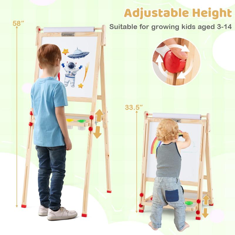 Chevalet d'art pliable en bois - Kids Art Easel avis et prix