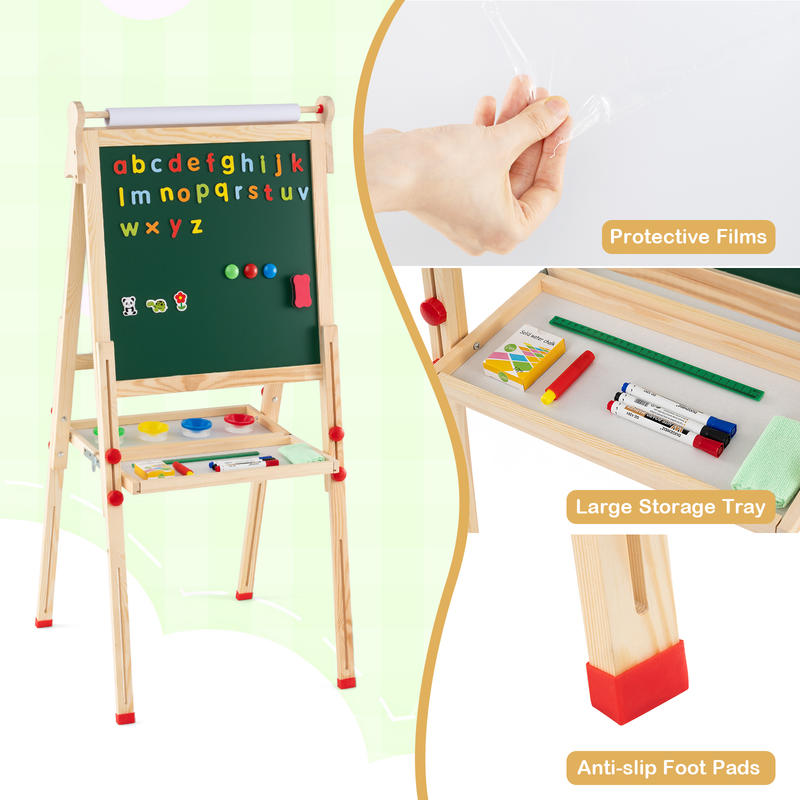 Chevalet d'art pliable en bois - Kids Art Easel avis et prix
